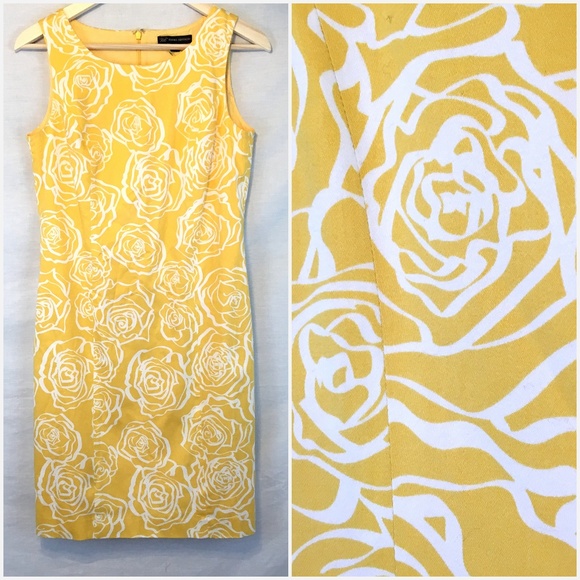 Brooks Brothers Dresses & Skirts - 346 Brooks Brothers Sleeveless Yellow Sheath Dress